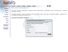 Tablet Screenshot of netinfo.pl