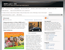 Tablet Screenshot of bmw-e36.netinfo.net.pl